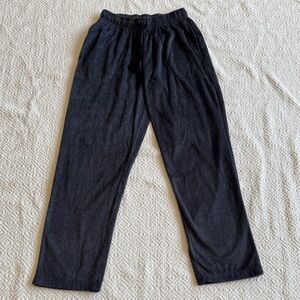 Cuddl Duds Black Grey  Pants Size S